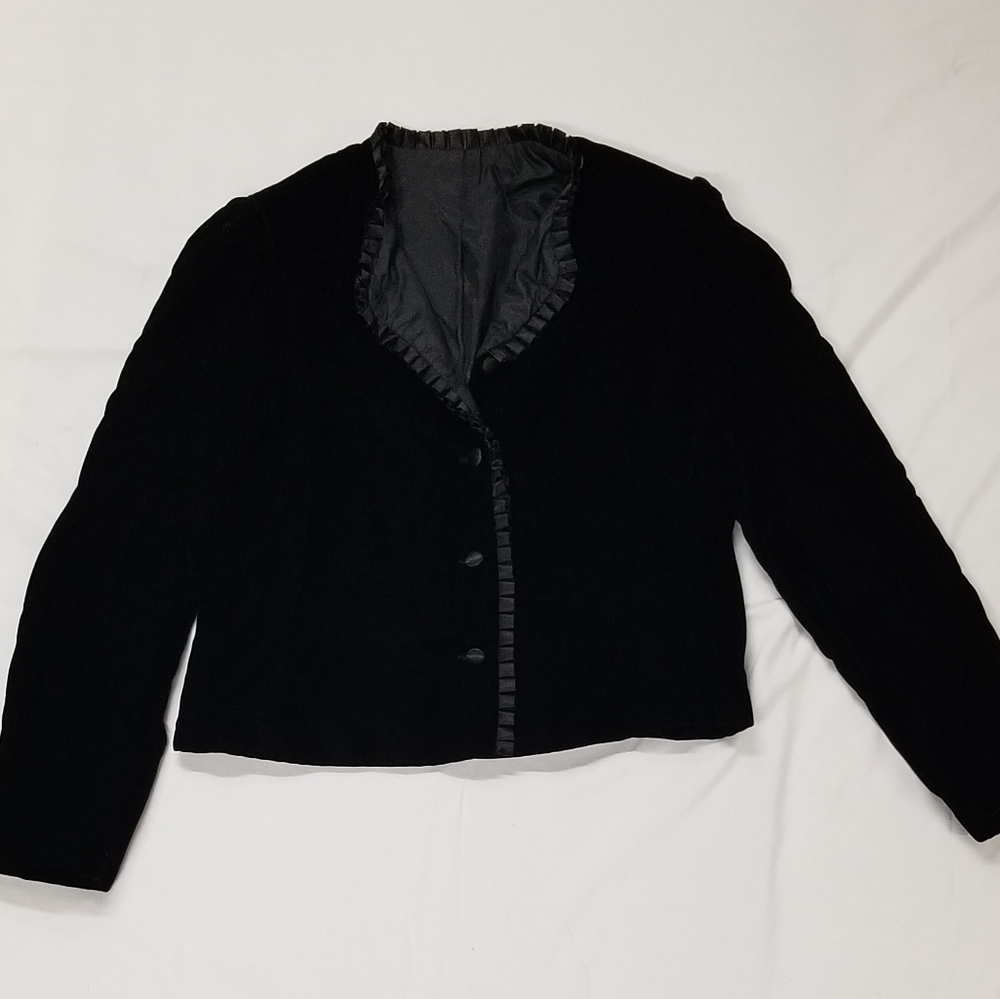Vintage velvet jacket - Picture 13 of 13